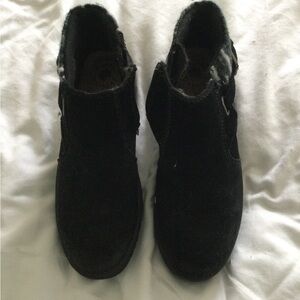 Earth Origin black suede booties, 8.5, ankle boots